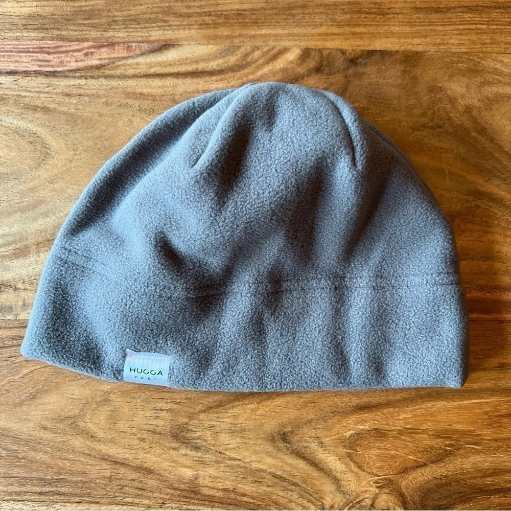 Hugga Feel Grey Fleece Beanie